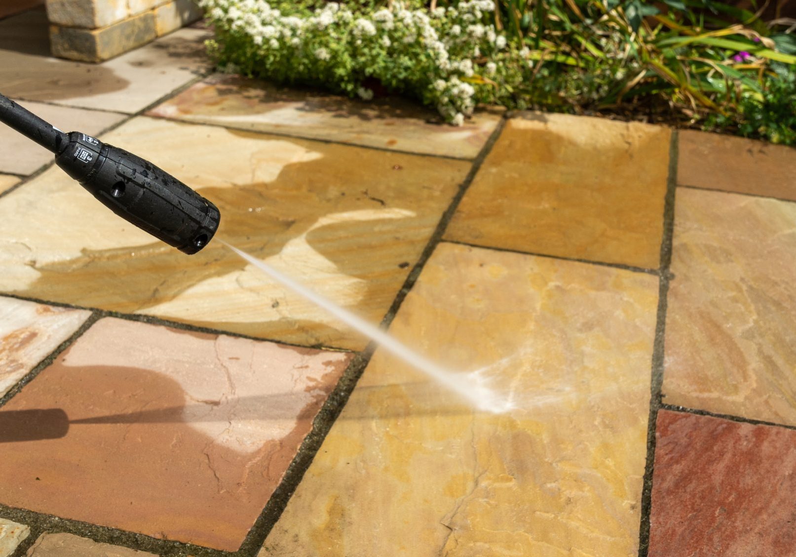 Patio cleaning service in Southampton by Lowes Group